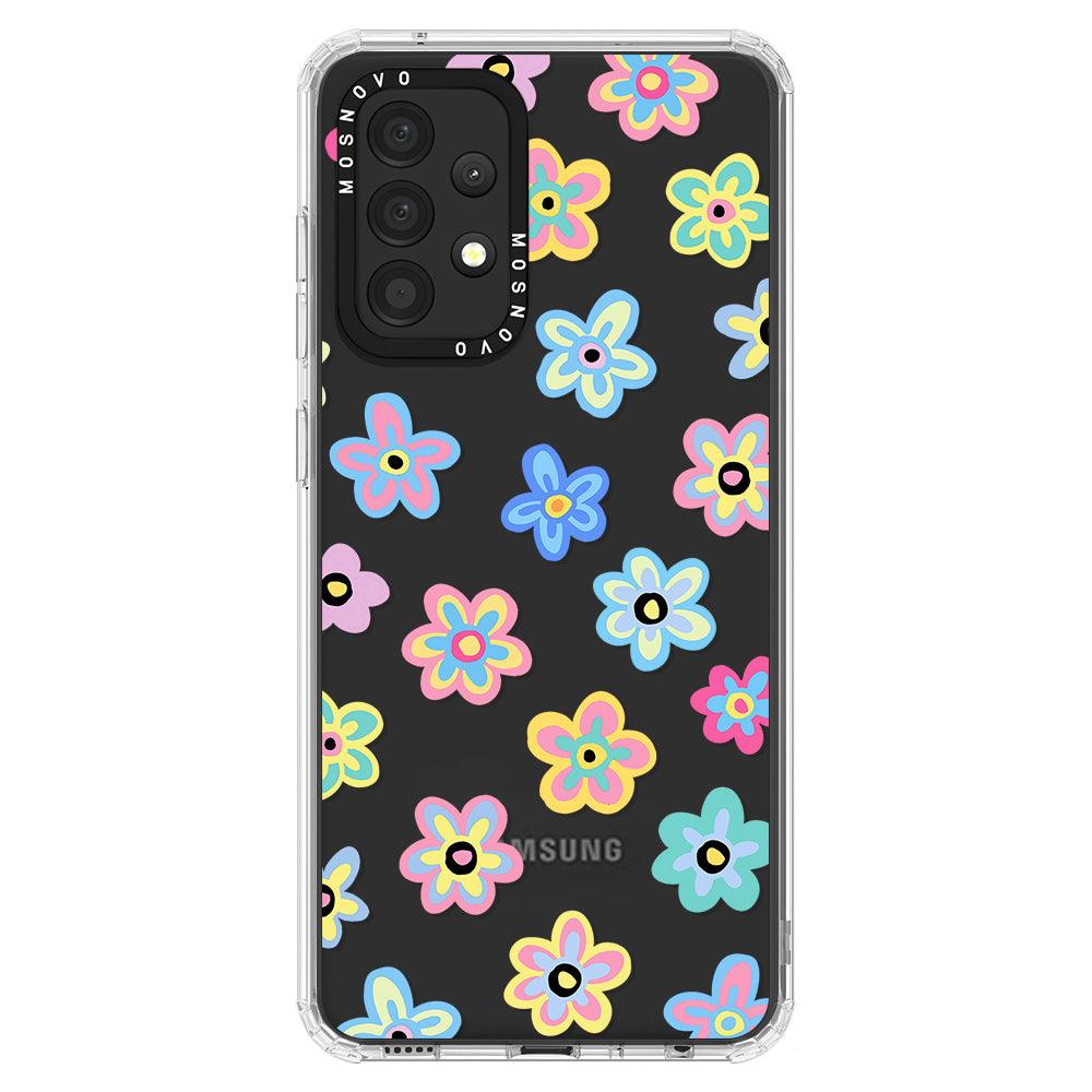 Groovy Flower Phone Case - Samsung Galaxy A52 & A52s Case - MOSNOVO