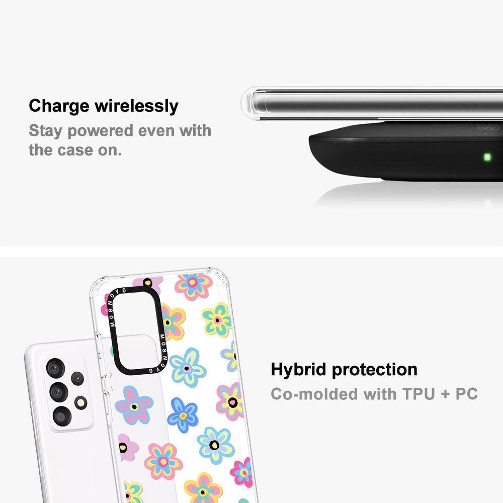 Groovy Flower Phone Case - Samsung Galaxy A52 & A52s Case - MOSNOVO
