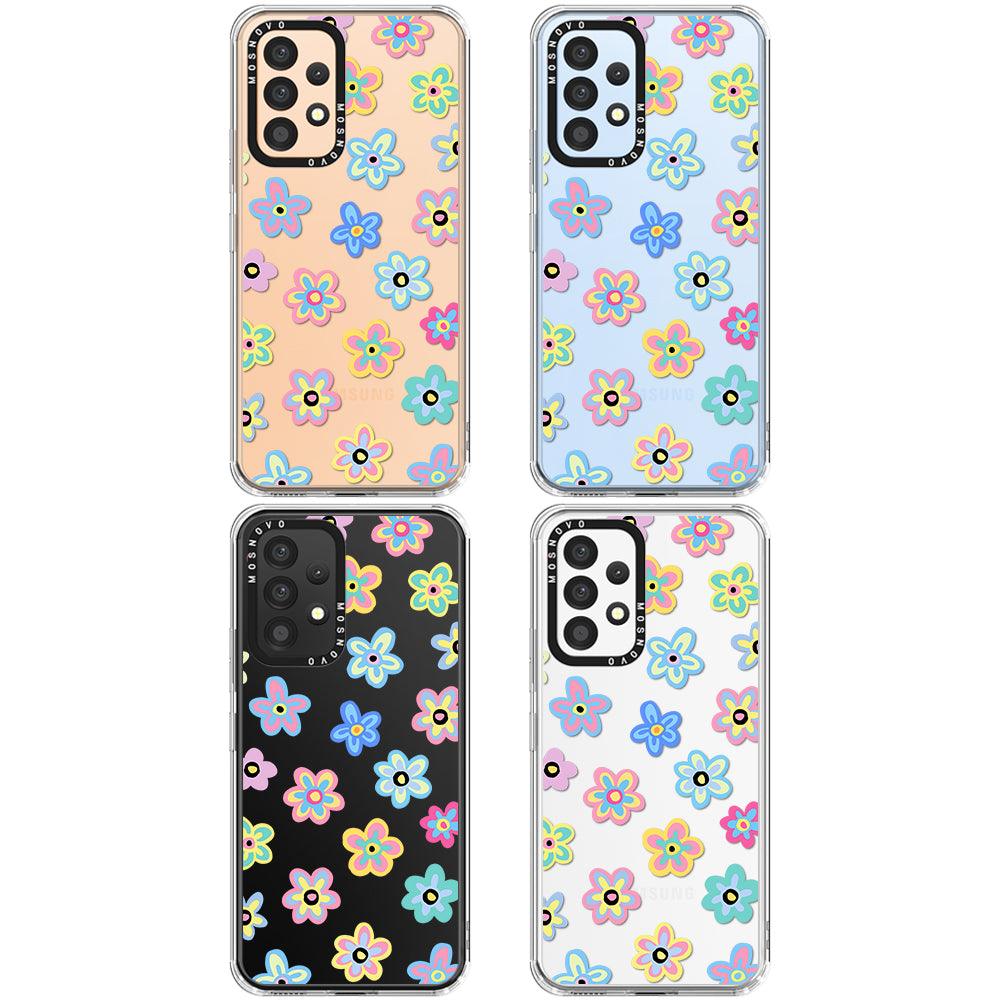 Groovy Flower Phone Case - Samsung Galaxy A53 Case - MOSNOVO