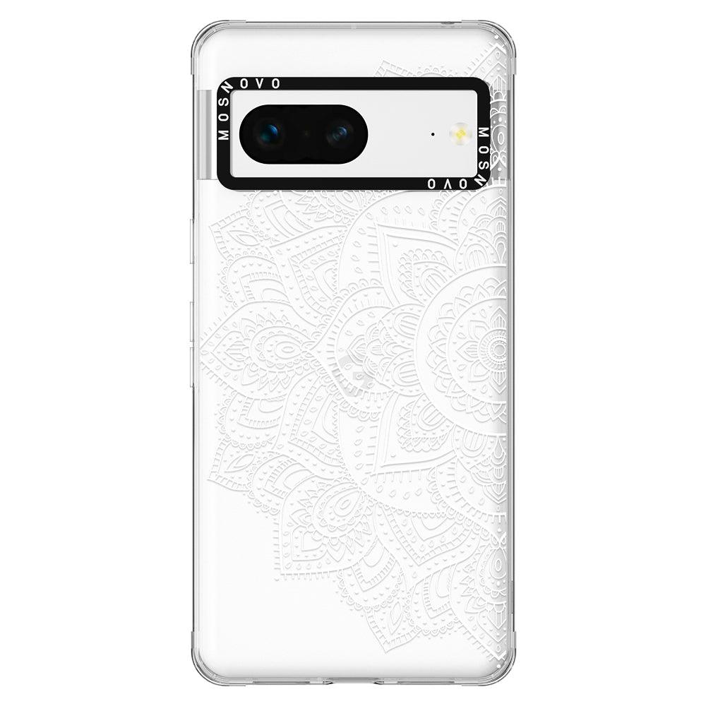 Half Mandala Phone Case - Google Pixel 7 Case - MOSNOVO