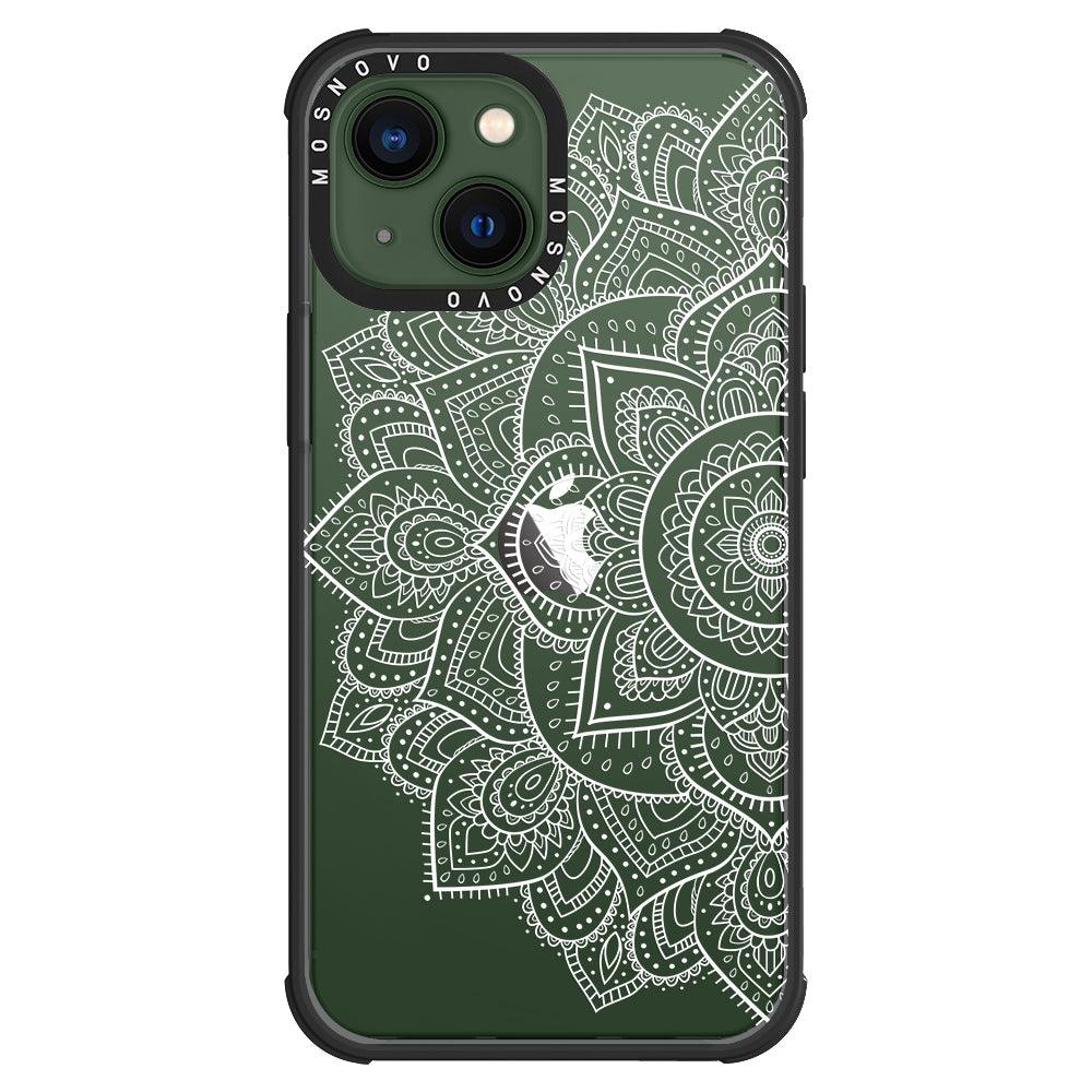 Half Mandala Phone Case - iPhone 13 Case - MOSNOVO