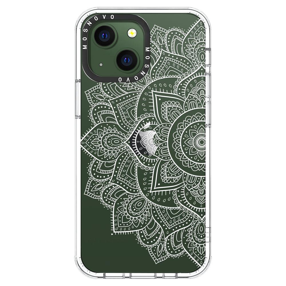 Half Mandala Phone Case - iPhone 13 Case - MOSNOVO