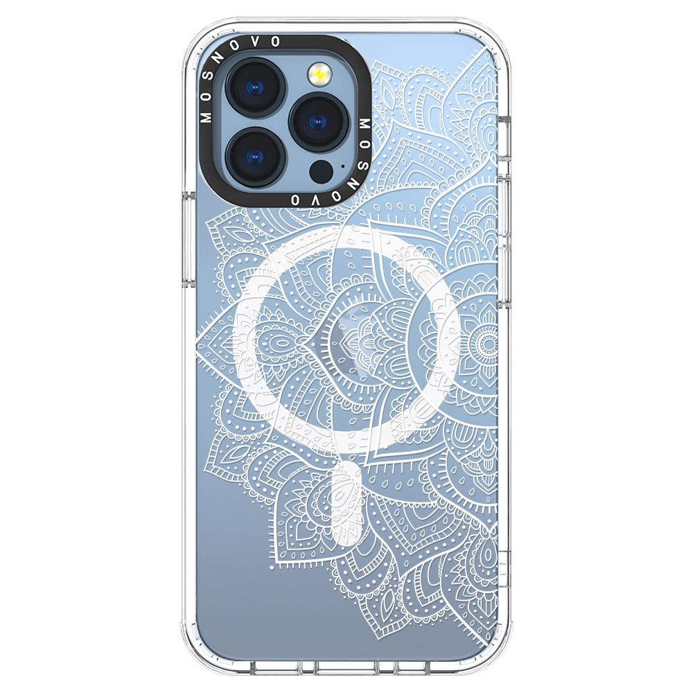 Half Mandala Phone Case - iPhone 13 Pro Case - MOSNOVO