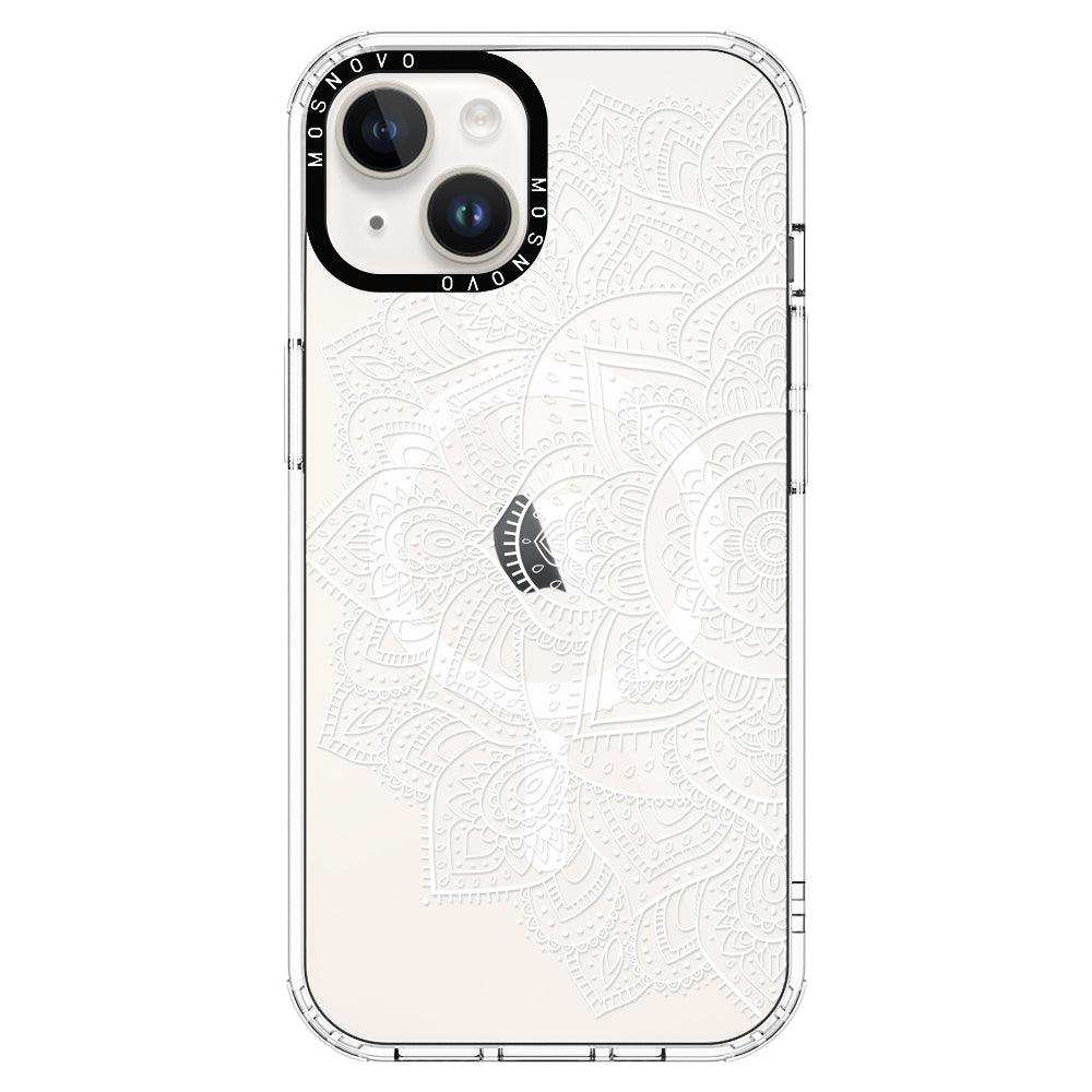Half Mandala Phone Case - iPhone 14 Plus Case - MOSNOVO