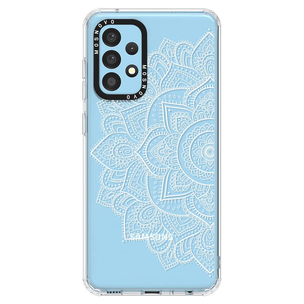 Half Mandala Phone Case - Samsung Galaxy A52 & A52s Case - MOSNOVO