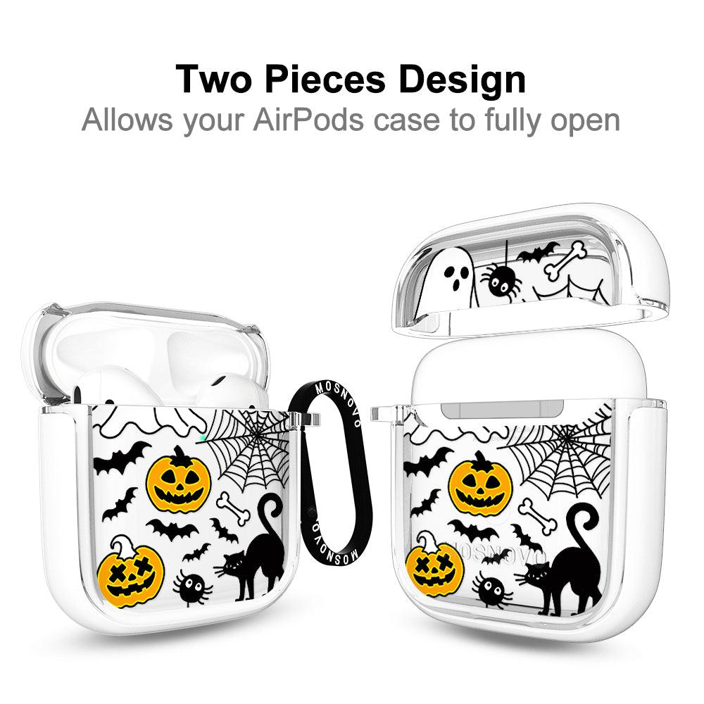 Halloween Pumpkin AirPods 1/2 Case - MOSNOVO