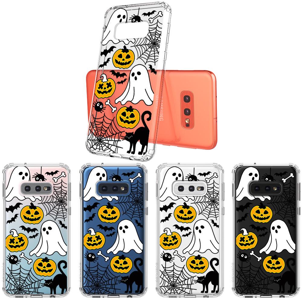 Halloween Pumpkin Phone Case - Samsung Galaxy S10e Case - MOSNOVO