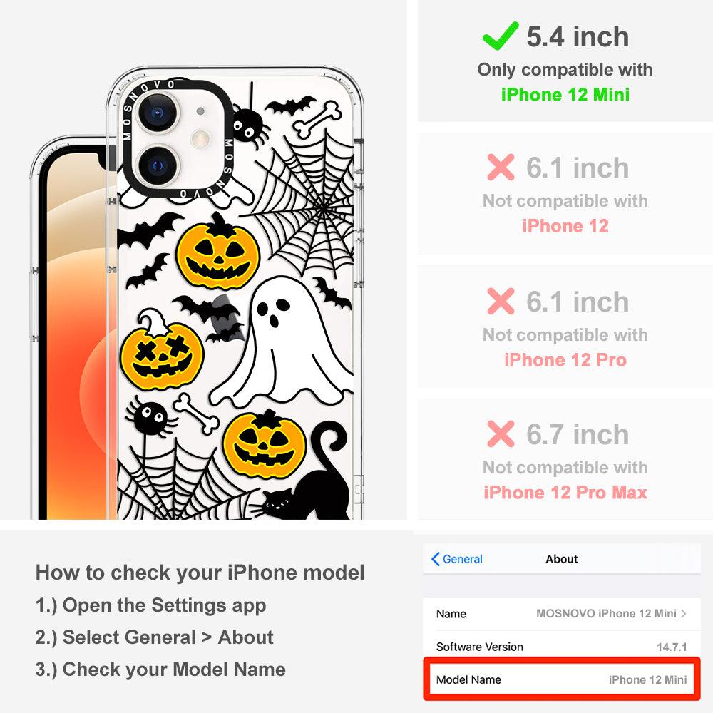Halloween Pumpkin Phone Case - iPhone 12 Mini Case - MOSNOVO