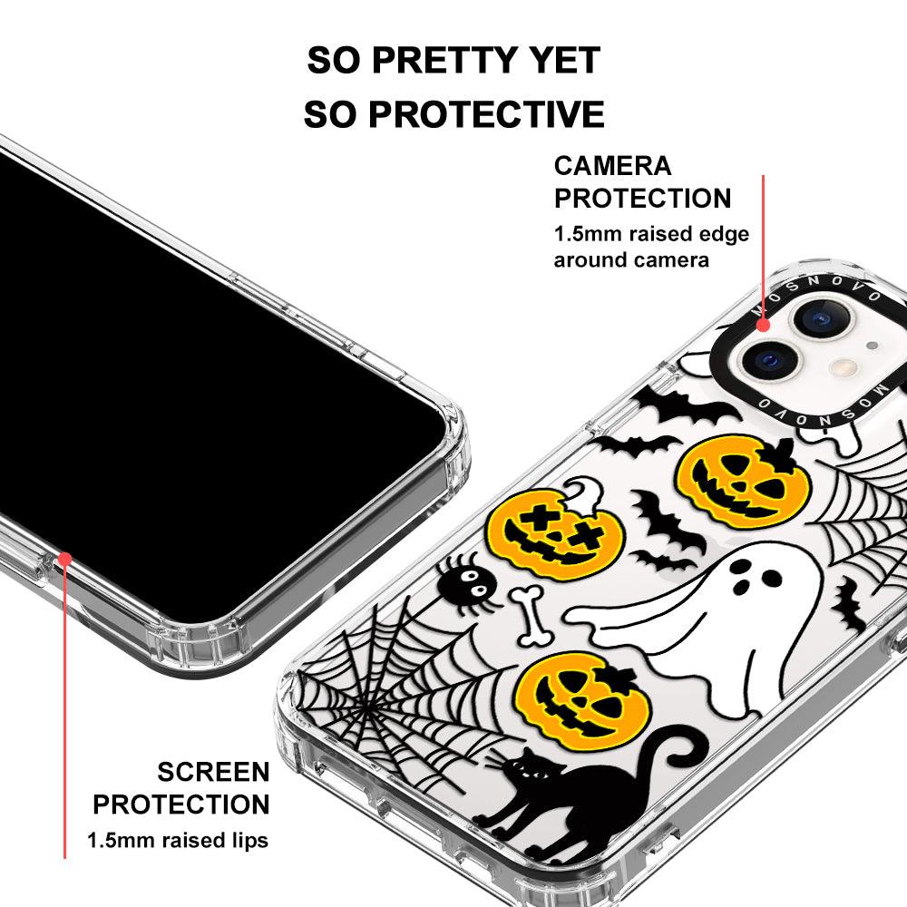 Halloween Pumpkin Phone Case - iPhone 12 Mini Case - MOSNOVO