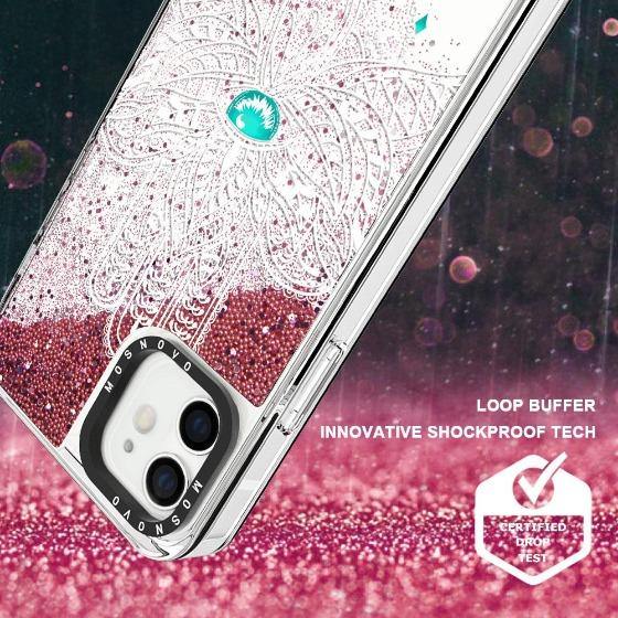 Hamsa Hand Glitter Phone Case - iPhone 12 Mini Case - MOSNOVO