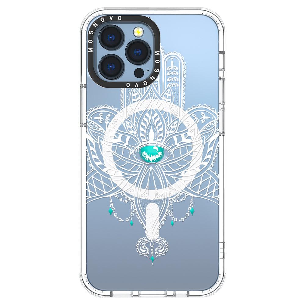 Hamsa Hand Phone Case - iPhone 13 Pro Max Case - MOSNOVO