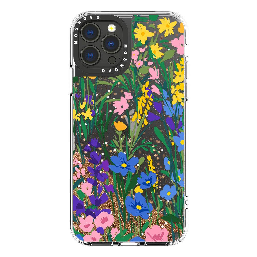Hello Spring Glitter Phone Case - iPhone 13 Pro Max Case - MOSNOVO