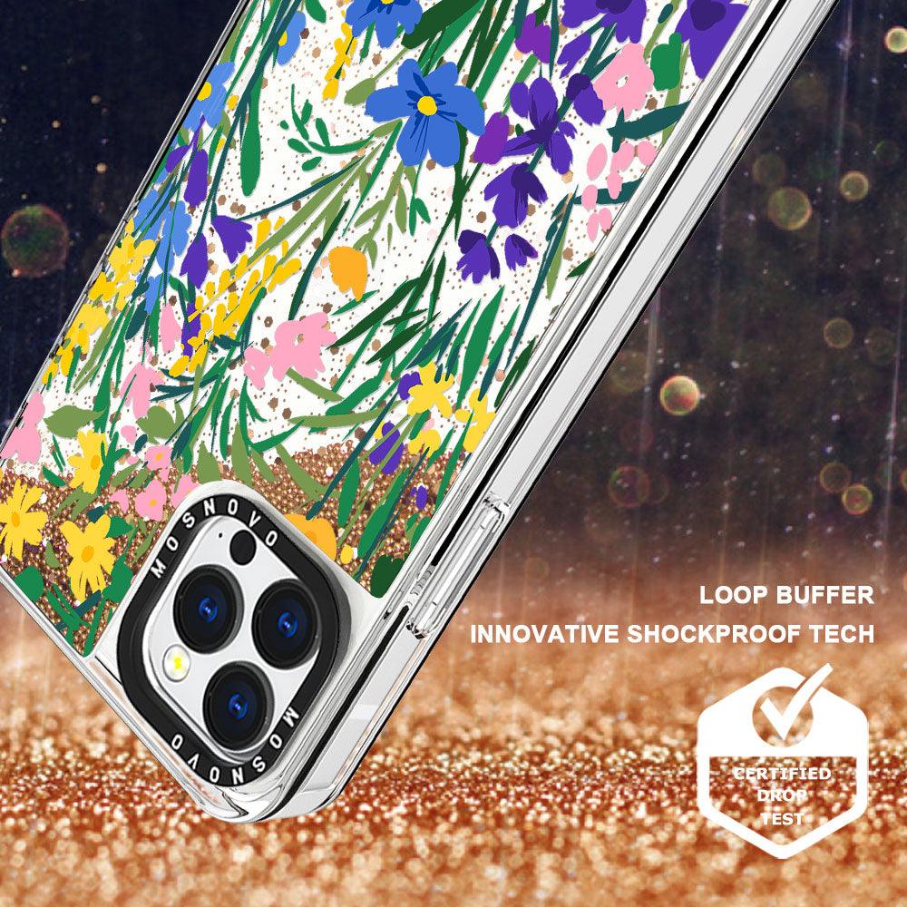 Hello Spring Glitter Phone Case - iPhone 13 Pro Max Case - MOSNOVO