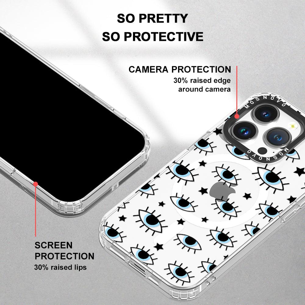 Hippie Eye Phone Case - iPhone 14 Pro Case - MOSNOVO
