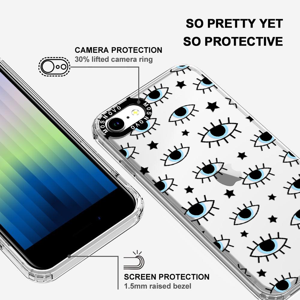 Hippie Eye Phone Case - iPhone SE 2020 Case - MOSNOVO