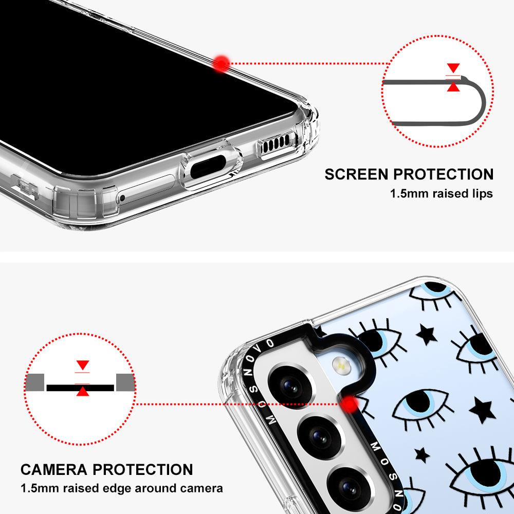 Hippie Eye Phone Case - Samsung Galaxy S22 Plus Case - MOSNOVO