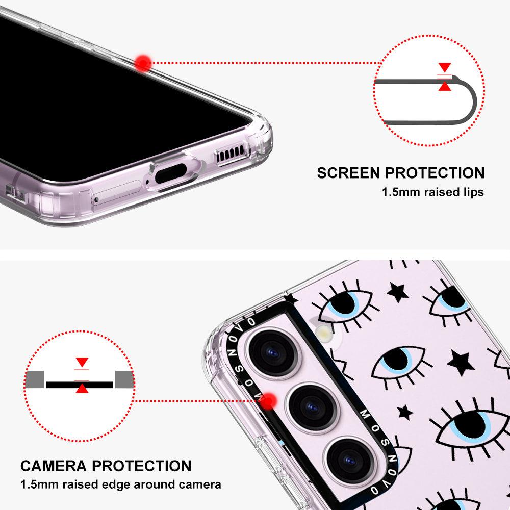 Hippie Eye Phone Case - Samsung Galaxy S23 Plus Case - MOSNOVO