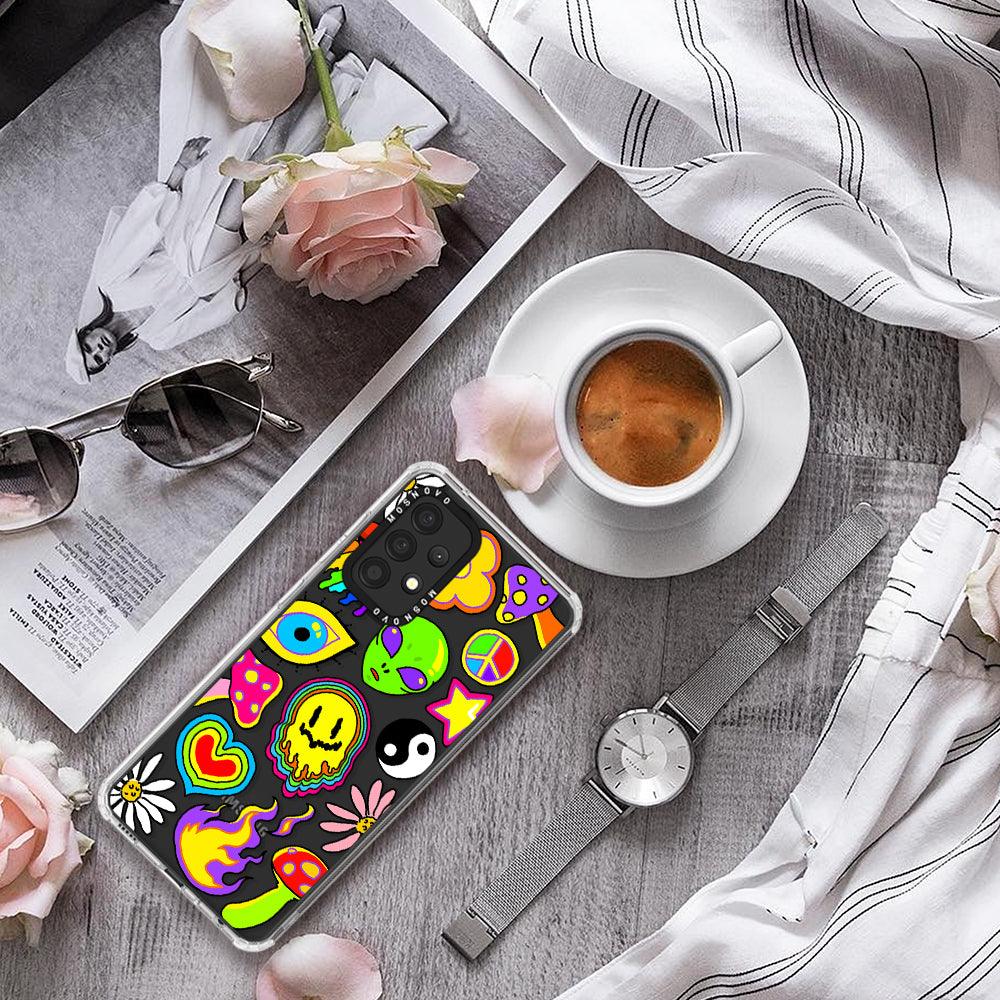 Hippie Sticker Phone Case - Samsung Galaxy A52 & A52s Case - MOSNOVO