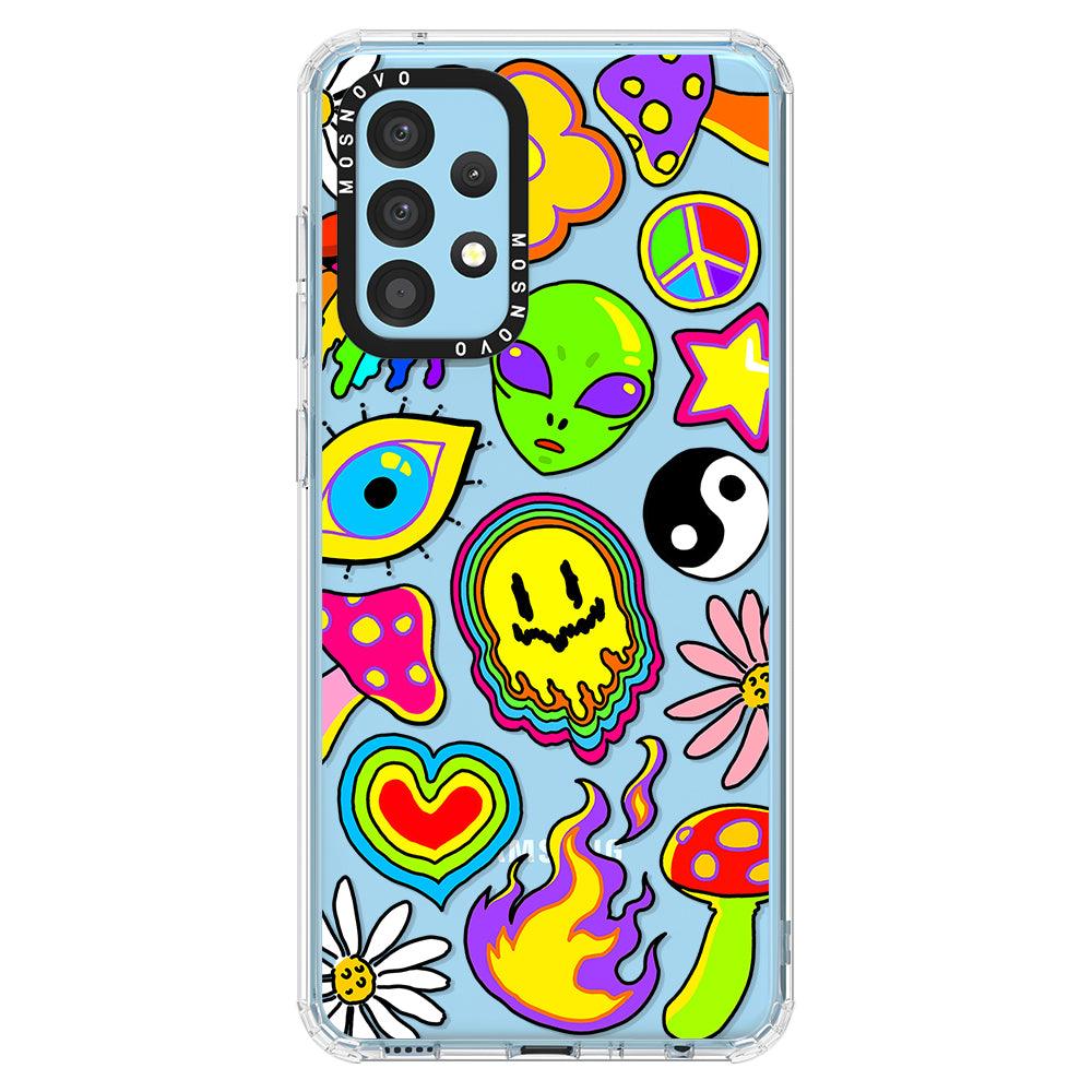 Hippie Sticker Phone Case - Samsung Galaxy A52 & A52s Case - MOSNOVO