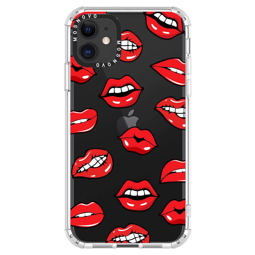 Hot Lips Phone Case - iPhone 11 Case - MOSNOVO
