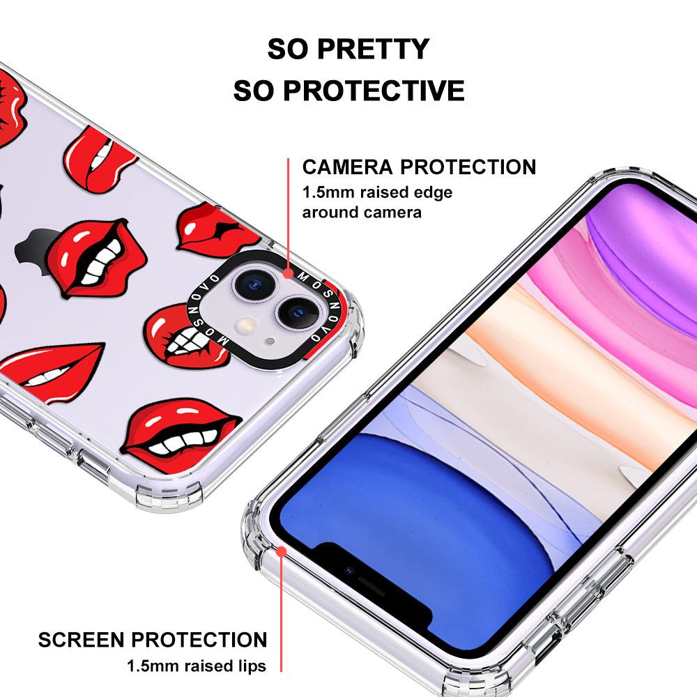 Hot Lips Phone Case - iPhone 11 Case - MOSNOVO