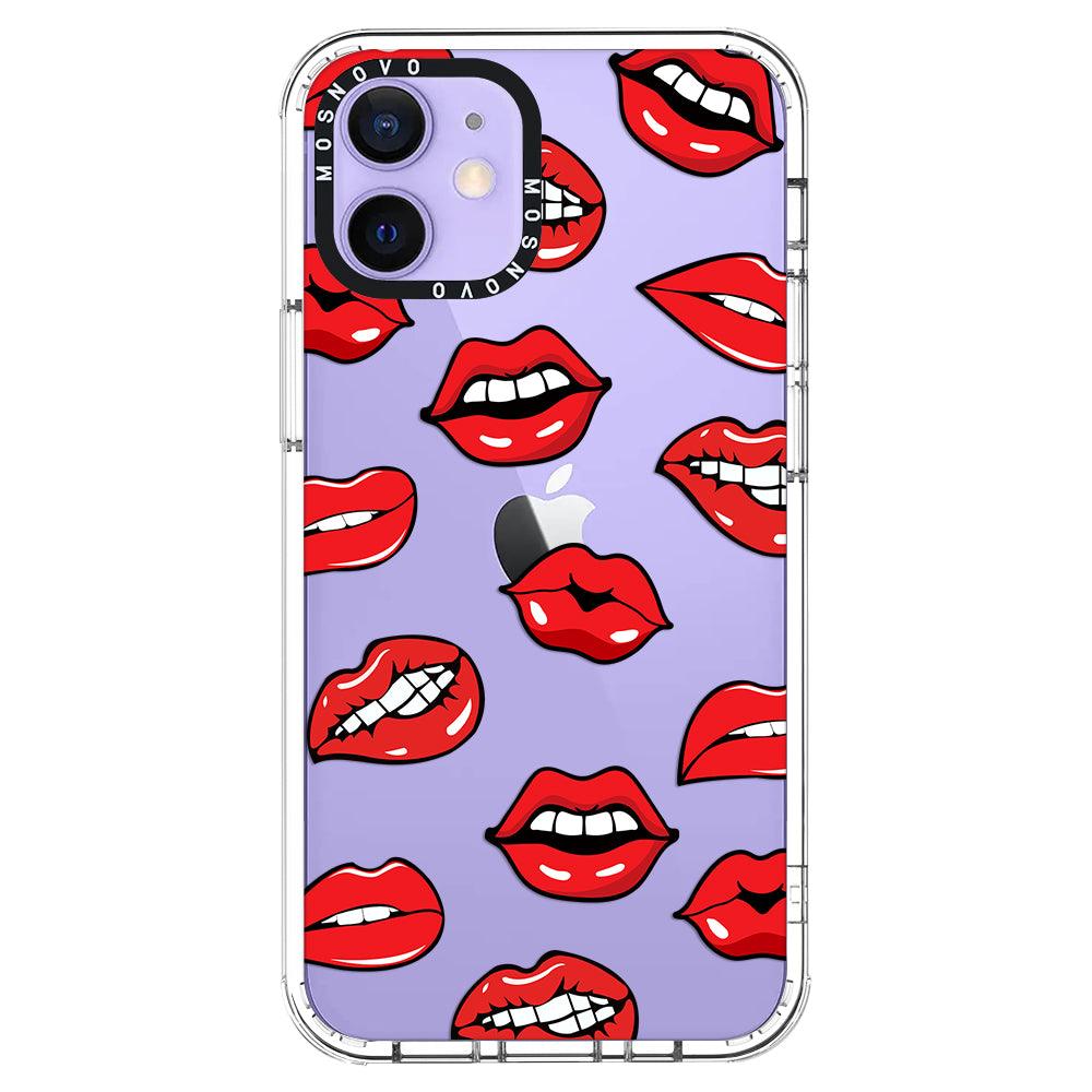 Hot Lips Phone Case - iPhone 12 Mini Case - MOSNOVO