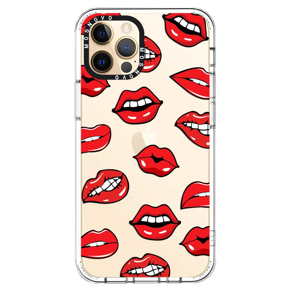 Hot Lips Phone Case - iPhone 12 Pro Case - MOSNOVO