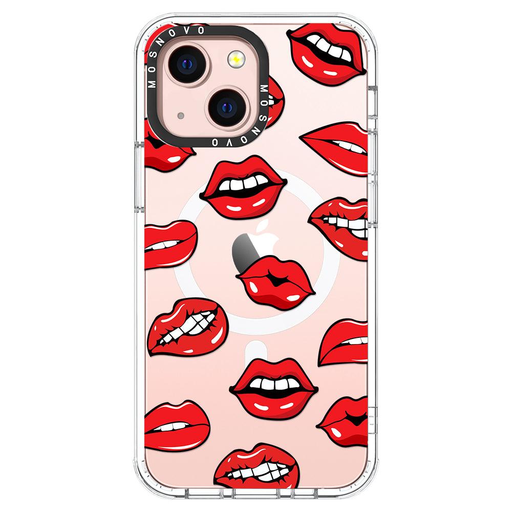Hot Lips Phone Case - iPhone 13 Case - MOSNOVO