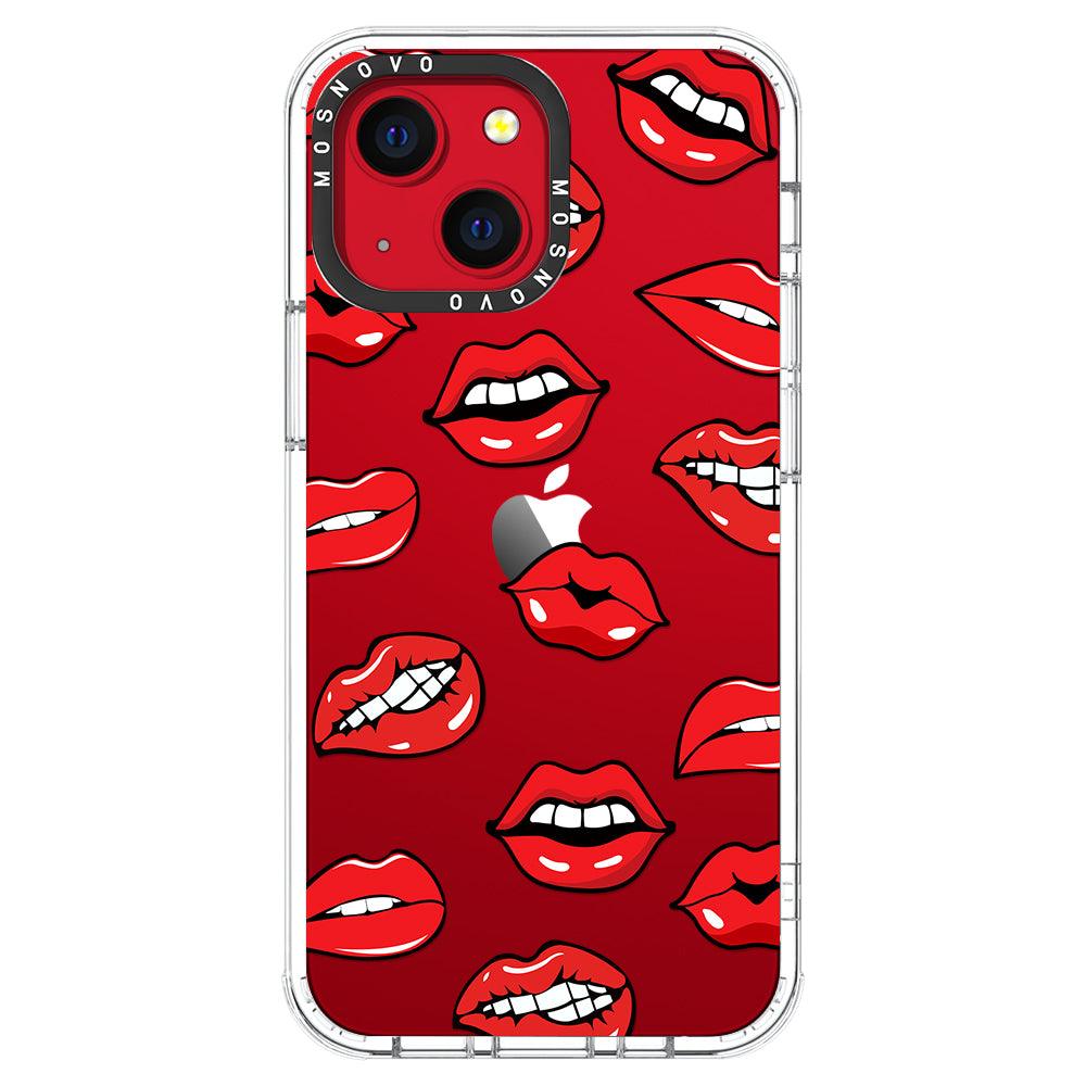 Hot Lips Phone Case - iPhone 13 Case - MOSNOVO