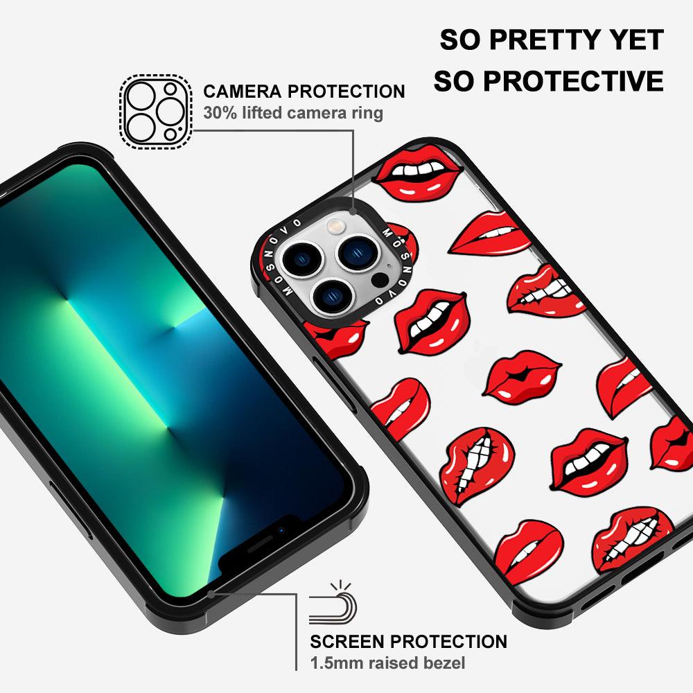 Hot Lips Phone Case - iPhone 13 Pro Max Case - MOSNOVO