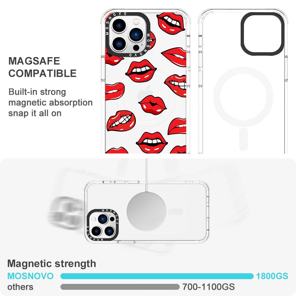 Hot Lips Phone Case - iPhone 13 Pro Max Case - MOSNOVO