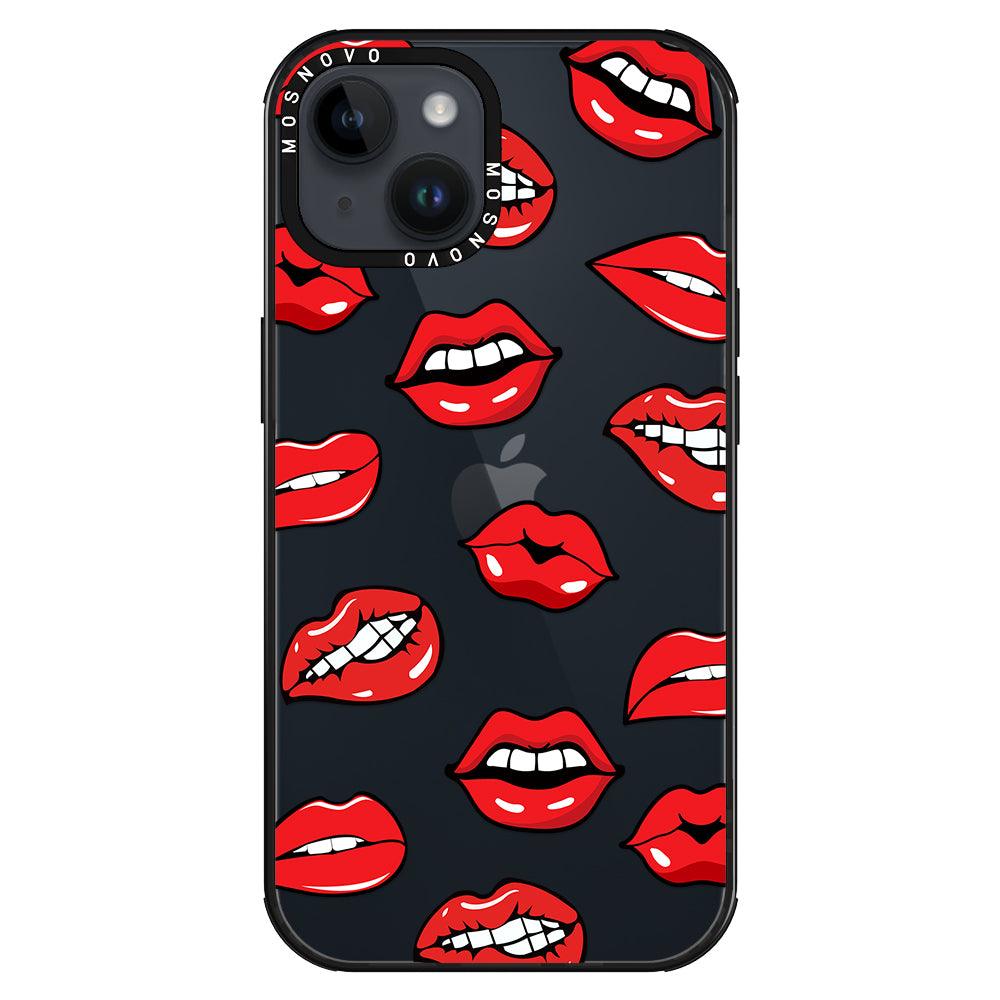 Hot Lips Phone Case - iPhone 14 Case - MOSNOVO