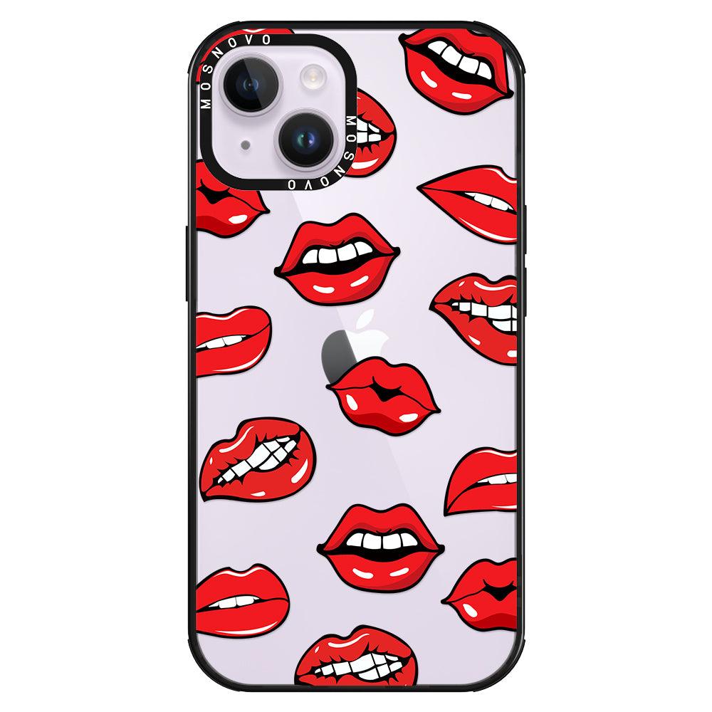Hot Lips Phone Case - iPhone 14 Case - MOSNOVO