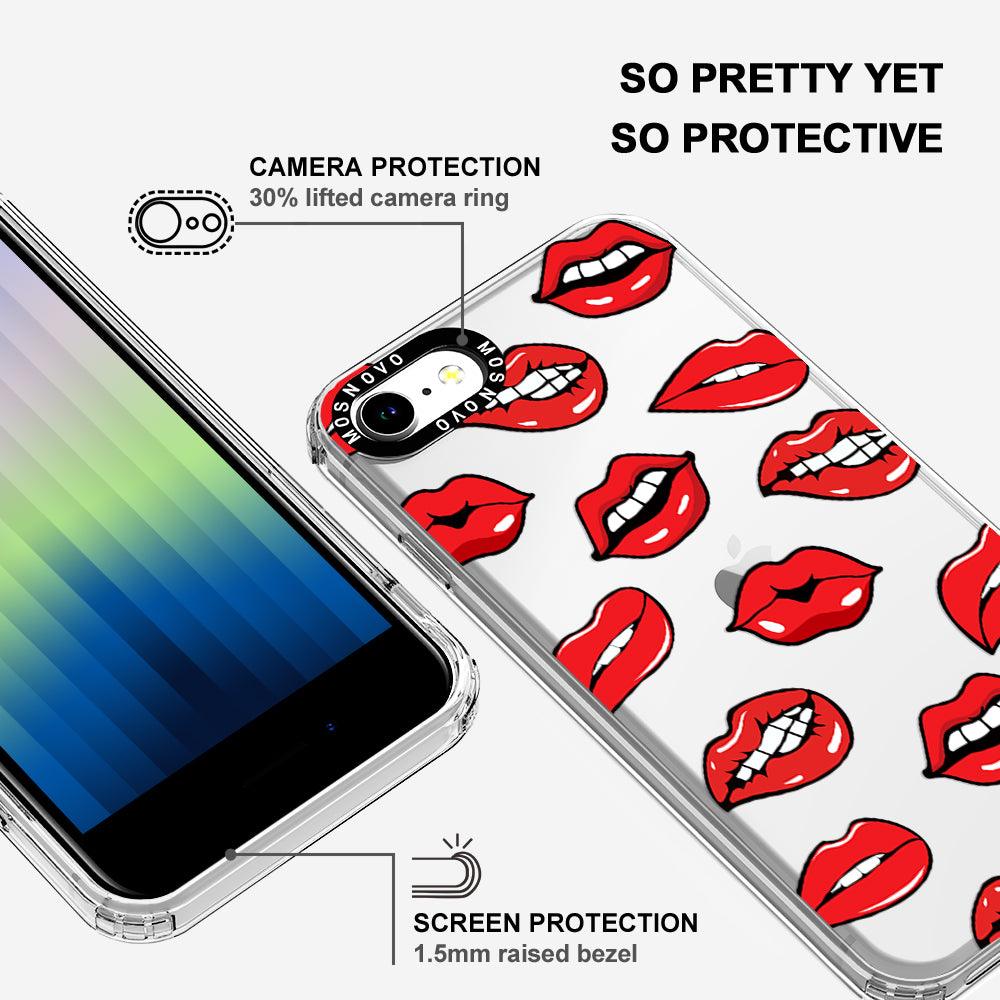 Hot Lips Phone Case - iPhone SE 2022 Case - MOSNOVO