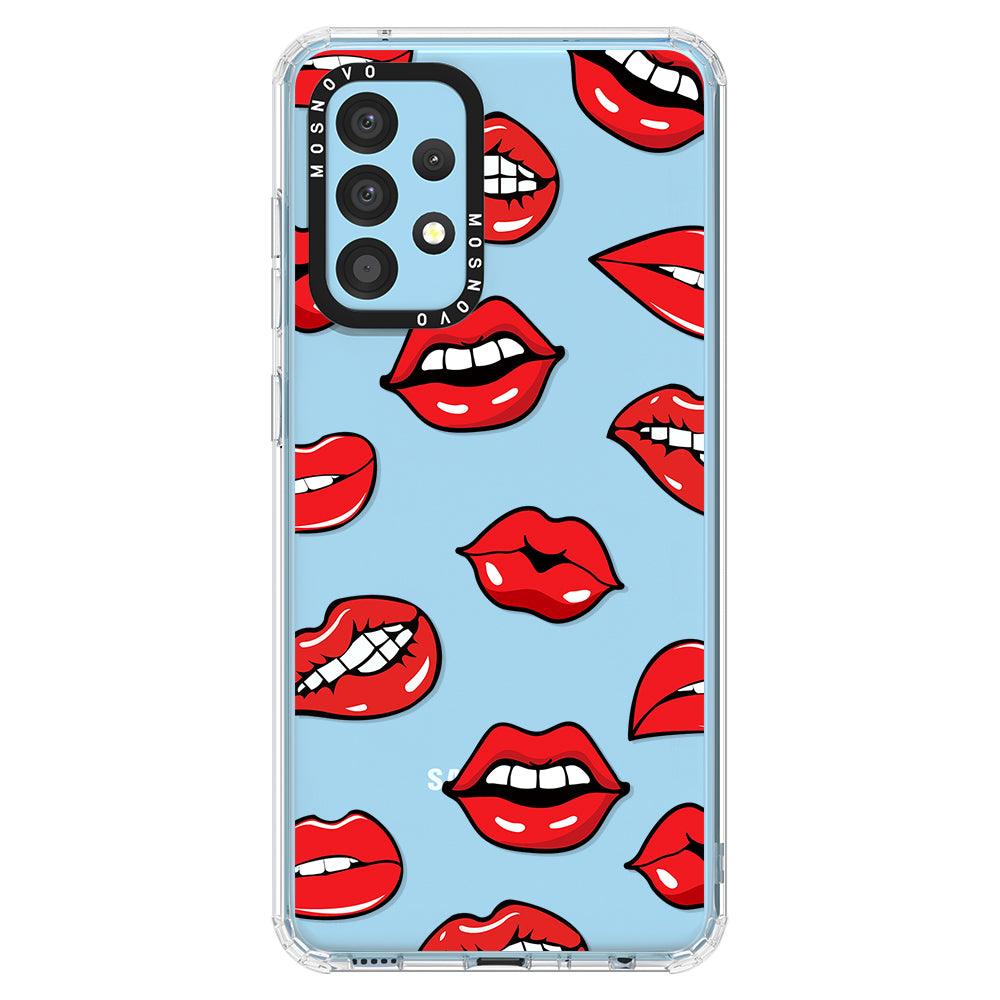 Hot Lips Phone Case - Samsung Galaxy A52 & A52s Case - MOSNOVO