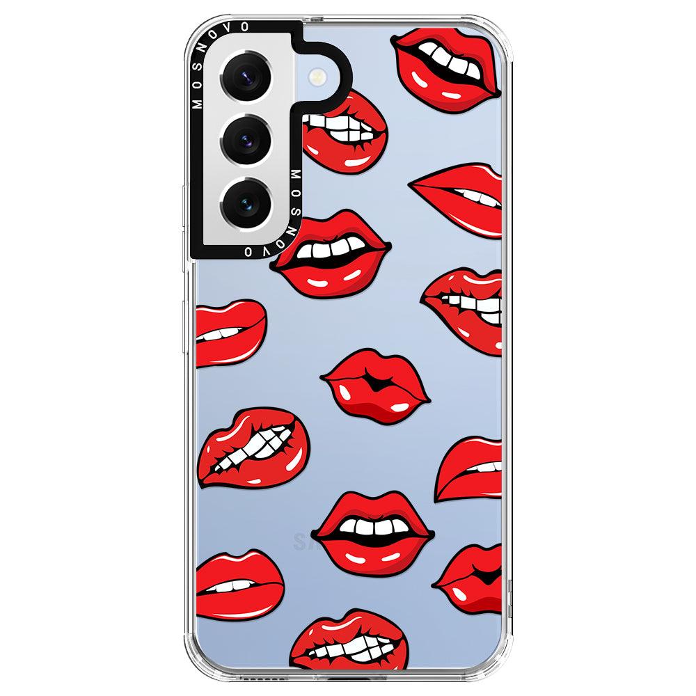 Hot Lips Phone Case - Samsung Galaxy S22 Case - MOSNOVO