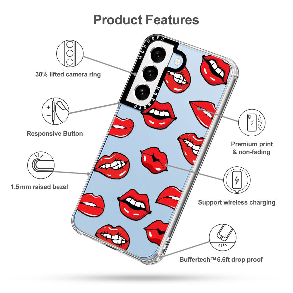 Hot Lips Phone Case - Samsung Galaxy S22 Case - MOSNOVO