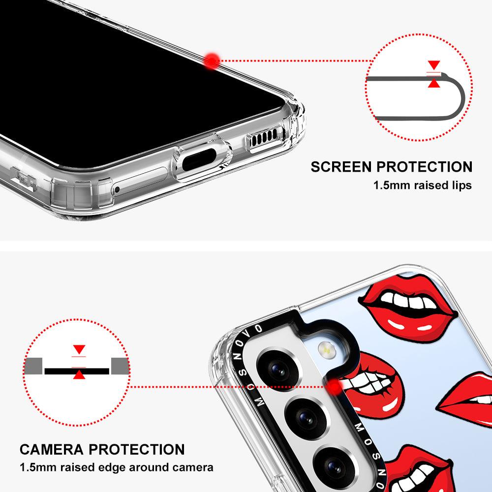 Hot Lips Phone Case - Samsung Galaxy S22 Plus Case - MOSNOVO