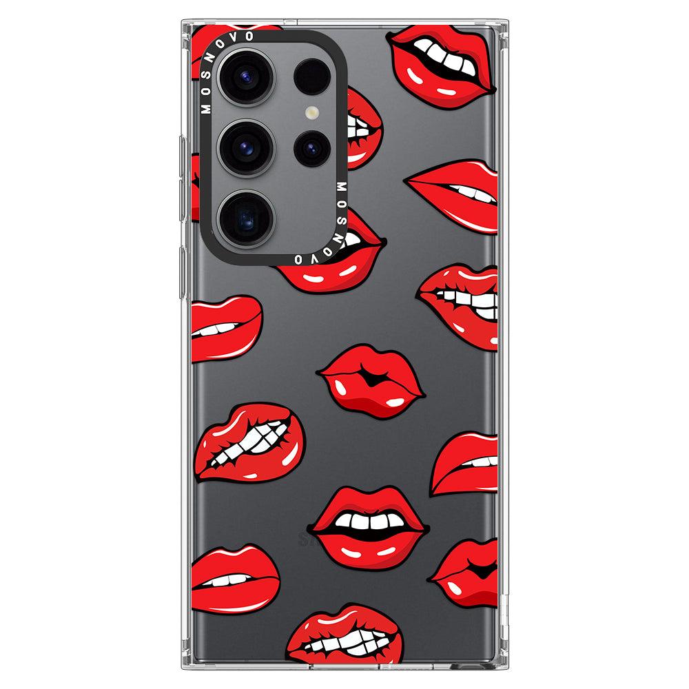 Hot Lips Phone Case - Samsung Galaxy S23 Ultra Case - MOSNOVO