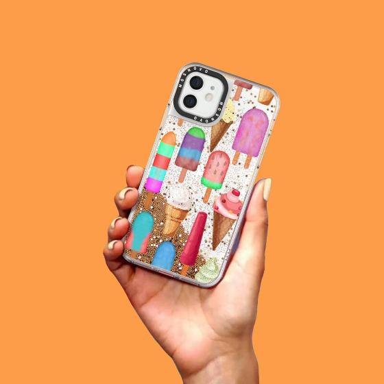 Ice Cream Glitter Phone Case - iPhone 12 Case - MOSNOVO