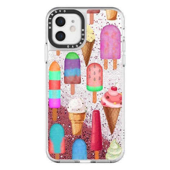 Ice Cream Glitter Phone Case - iPhone 12 Case - MOSNOVO
