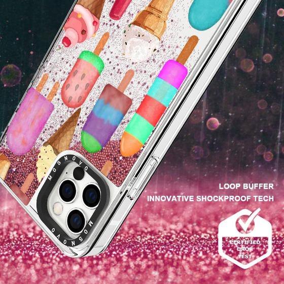 Ice Cream Glitter Phone Case - iPhone 12 Pro Max Case - MOSNOVO