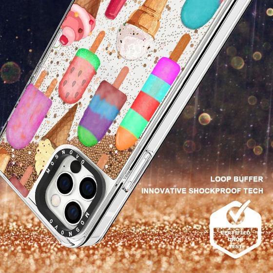 Ice Cream Glitter Phone Case - iPhone 12 Pro Max Case - MOSNOVO