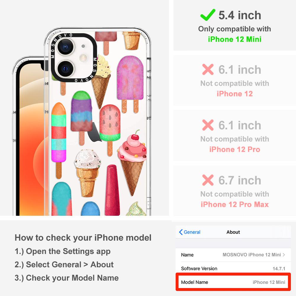 Ice Cream Phone Case - iPhone 12 Mini Case - MOSNOVO