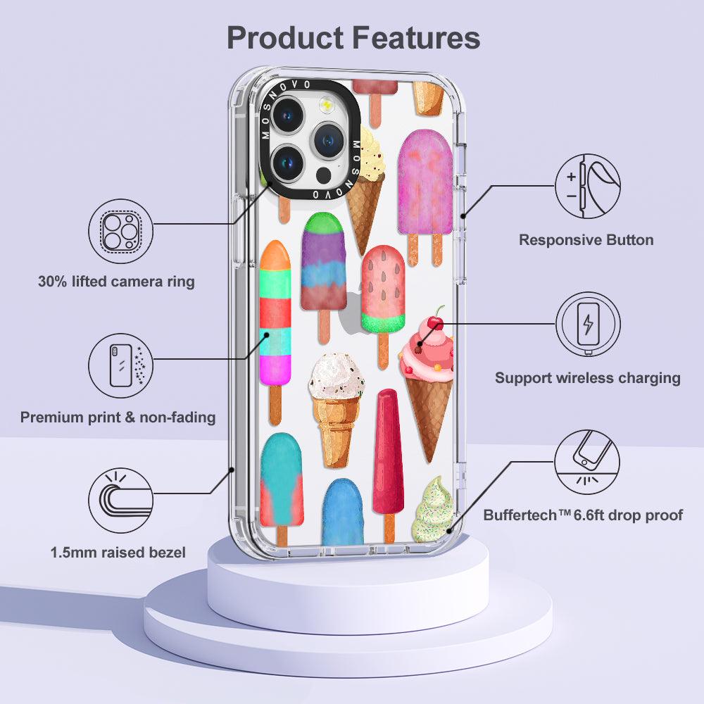 Ice Cream Phone Case - iPhone 12 Pro Max Case - MOSNOVO