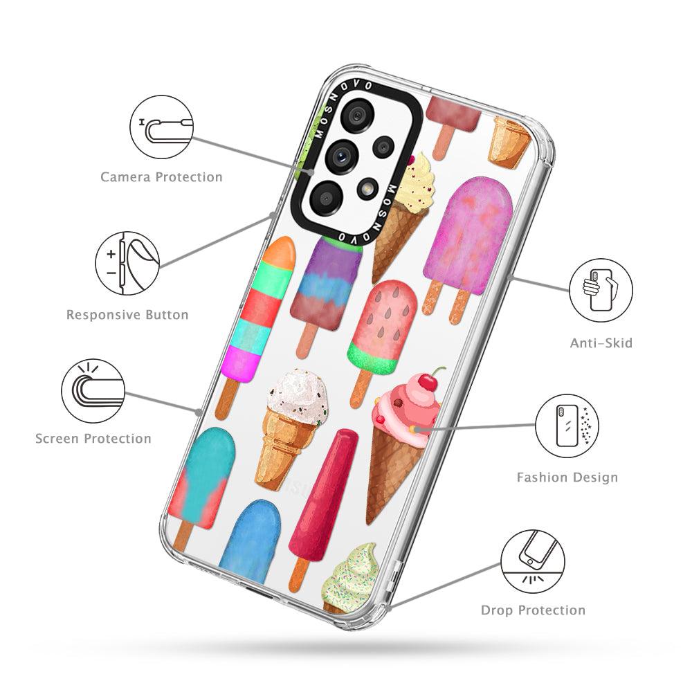 Ice Cream Phone Case - Samsung Galaxy A53 Case - MOSNOVO
