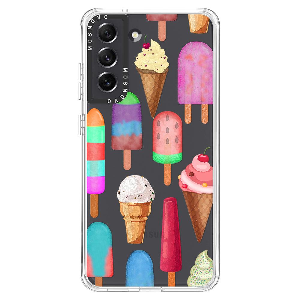 Ice Cream Phone Case - Samsung Galaxy S21 FE Case - MOSNOVO