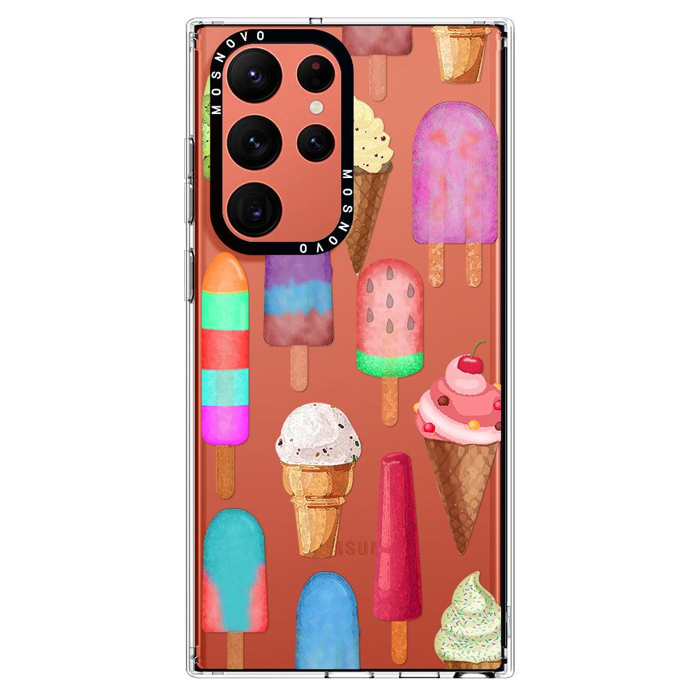 Ice Cream Phone Case - Samsung Galaxy S22 Ultra Case - MOSNOVO