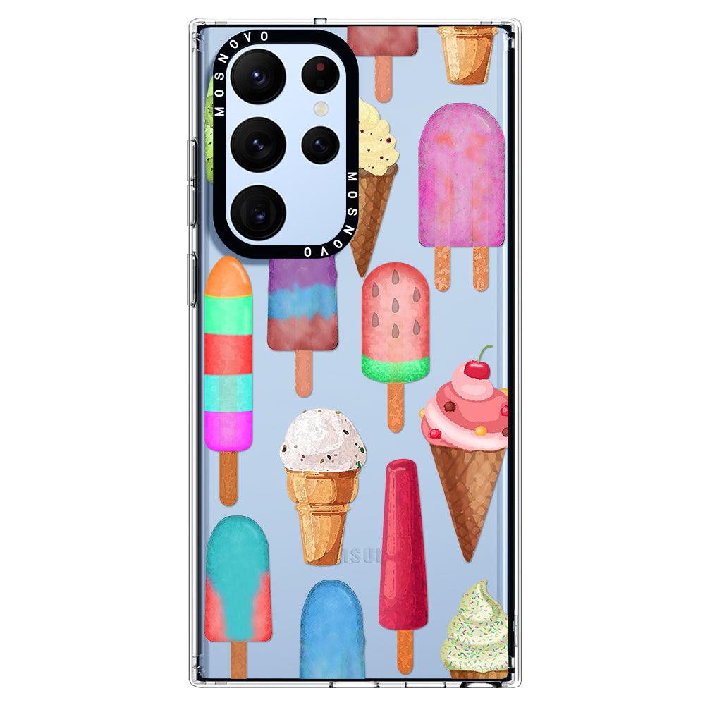 Ice Cream Phone Case - Samsung Galaxy S22 Ultra Case - MOSNOVO