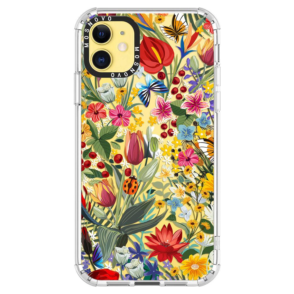 In The Garden Phone Case - iPhone 11 Case - MOSNOVO